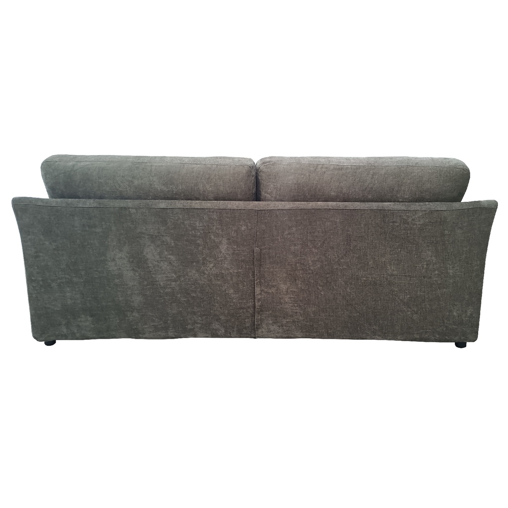 Sofá 3 cuerpos Livonia gris oscuro