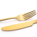 Juego de cubiertos 24 pzas acero inox HD